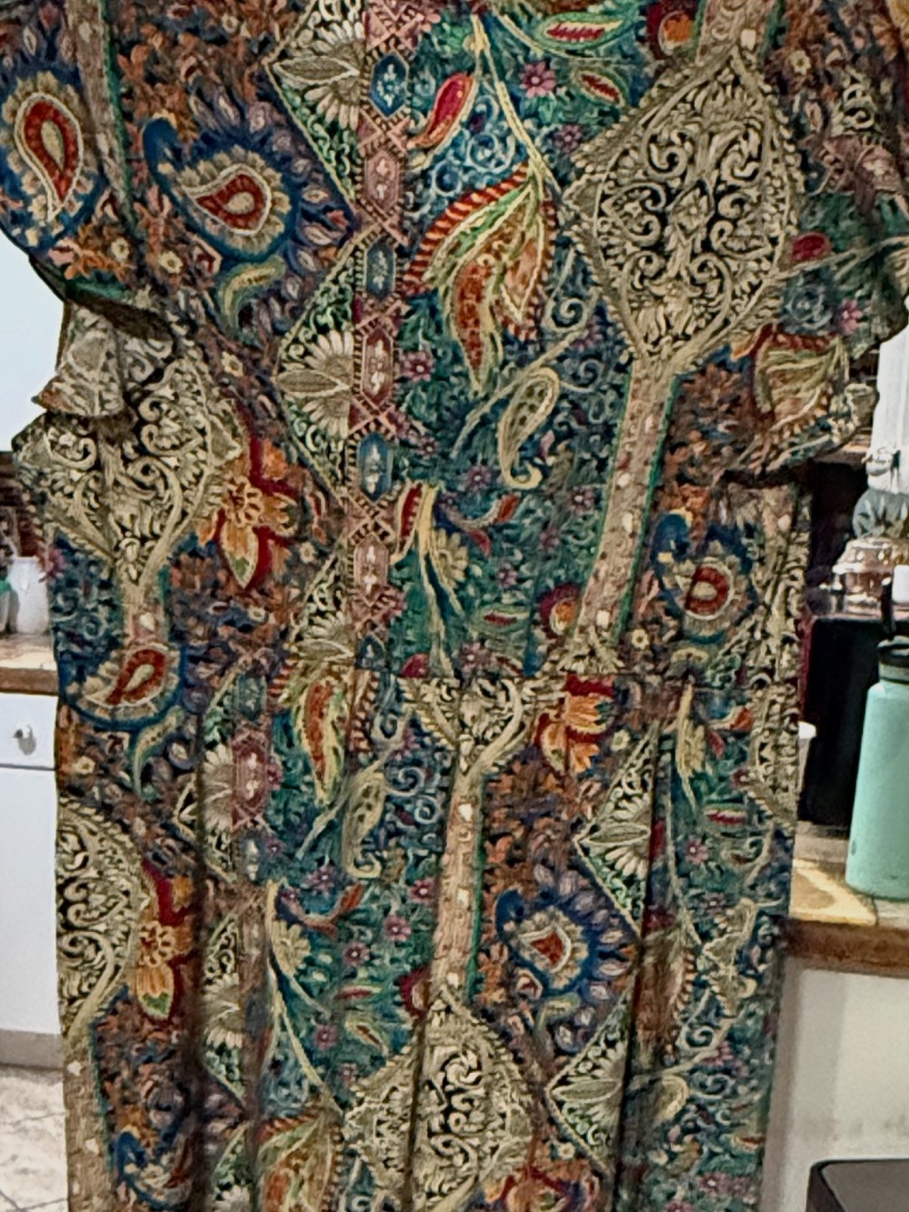 NWT Floral Paisley Maxi Dress in Multi-Color size 2X more like a XL 🌸BRB SL 5 - Picture 6 of 6